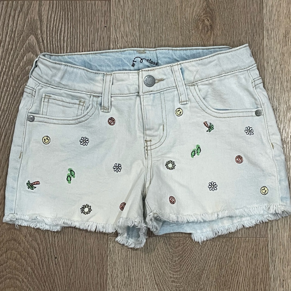 Art Class Light Blue Denim Jean Short Size L